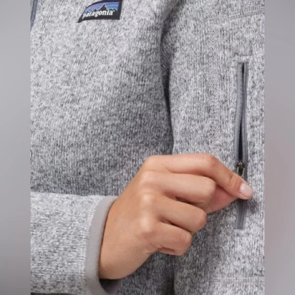 Patagonia Better Sweater 1/4-Zip Fleece Jacket - Gray - Picture 4 of 14